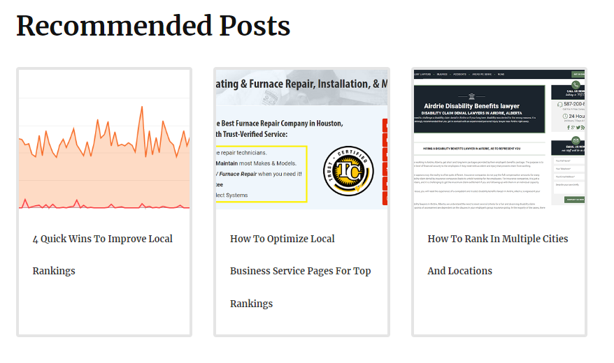 Example of a blog loop