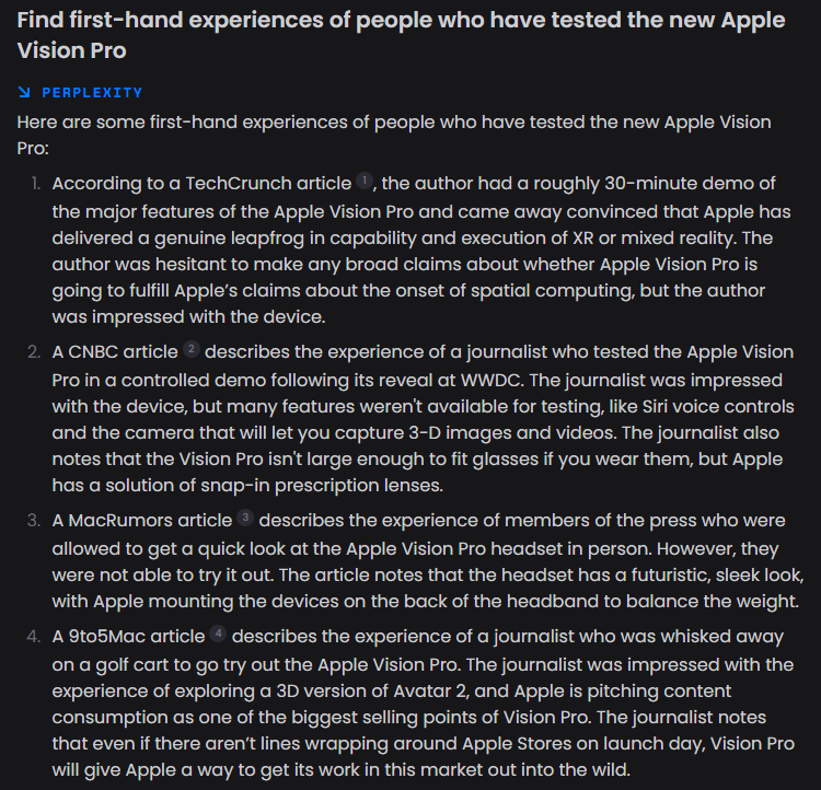 Find first-hand experiences of people who have tested the new Apple Vision Pro