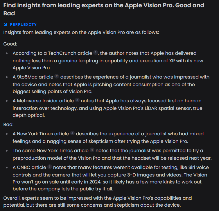 Find insights from leading experts on the Apple Vision Pro. Good and Bad