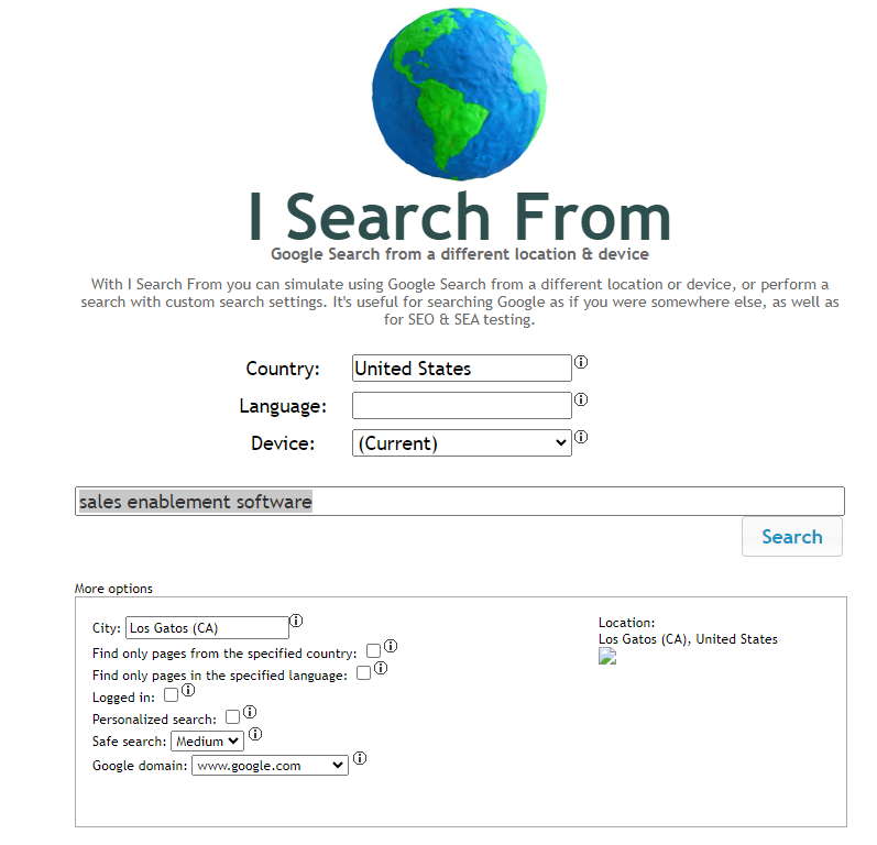 isearchfrom