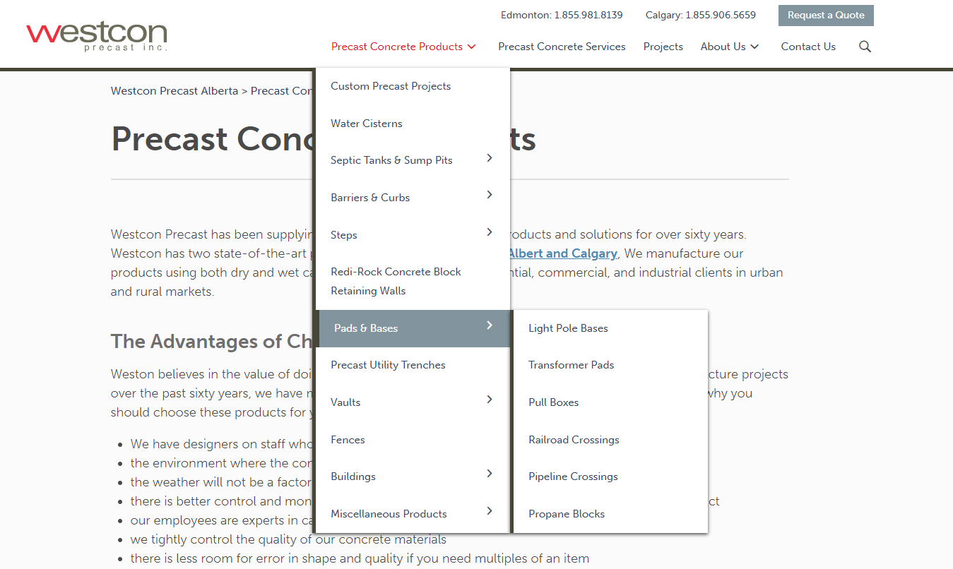 Westcon product selection