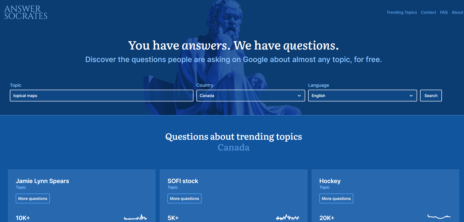 Answer Socrates is a free alternative to Answer The Public