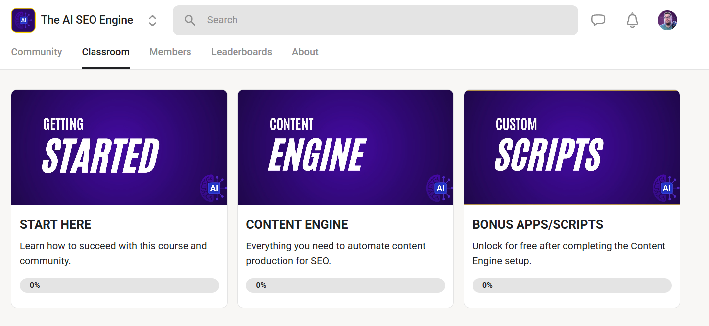 AI SEO Engine Course